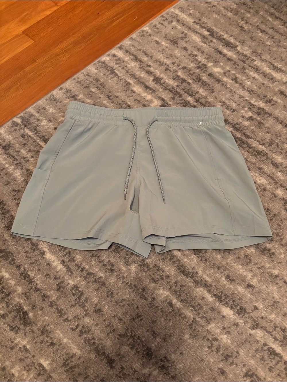 Avalanche Light Sage Women’s Athletic Shorts with Drawstring